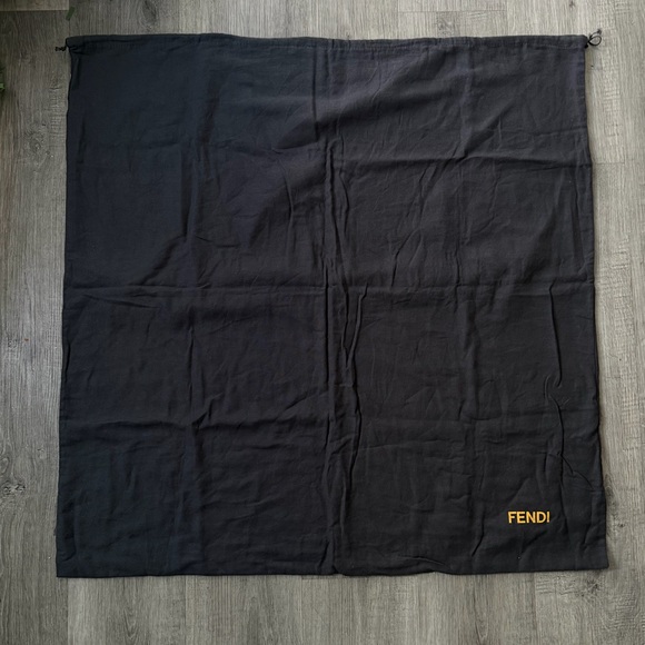 Fendi Charcoal Gray Big Dust Bag - Picture 3 of 4